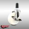 Service Caster 4 Inch 316SS Nylon Wheel Swivel 1-1/4 Inch Expanding Stem Caster with Brake SCC SCC-SS316EX20S414-NYS-TLB-114 - alternate 3